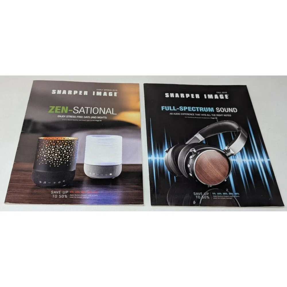 Sharper Image Catalog Magazine Technology Fall Holiday Christmas 2018 2020 VTG